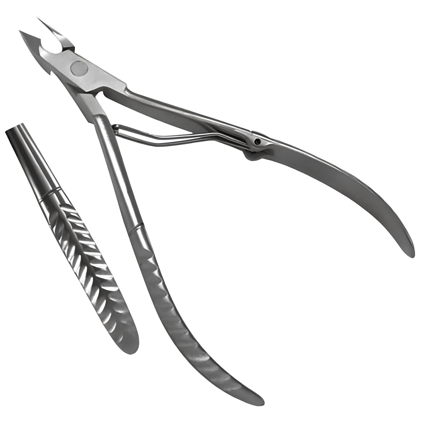 Professional Cuticle Nipper Engraved Stripes