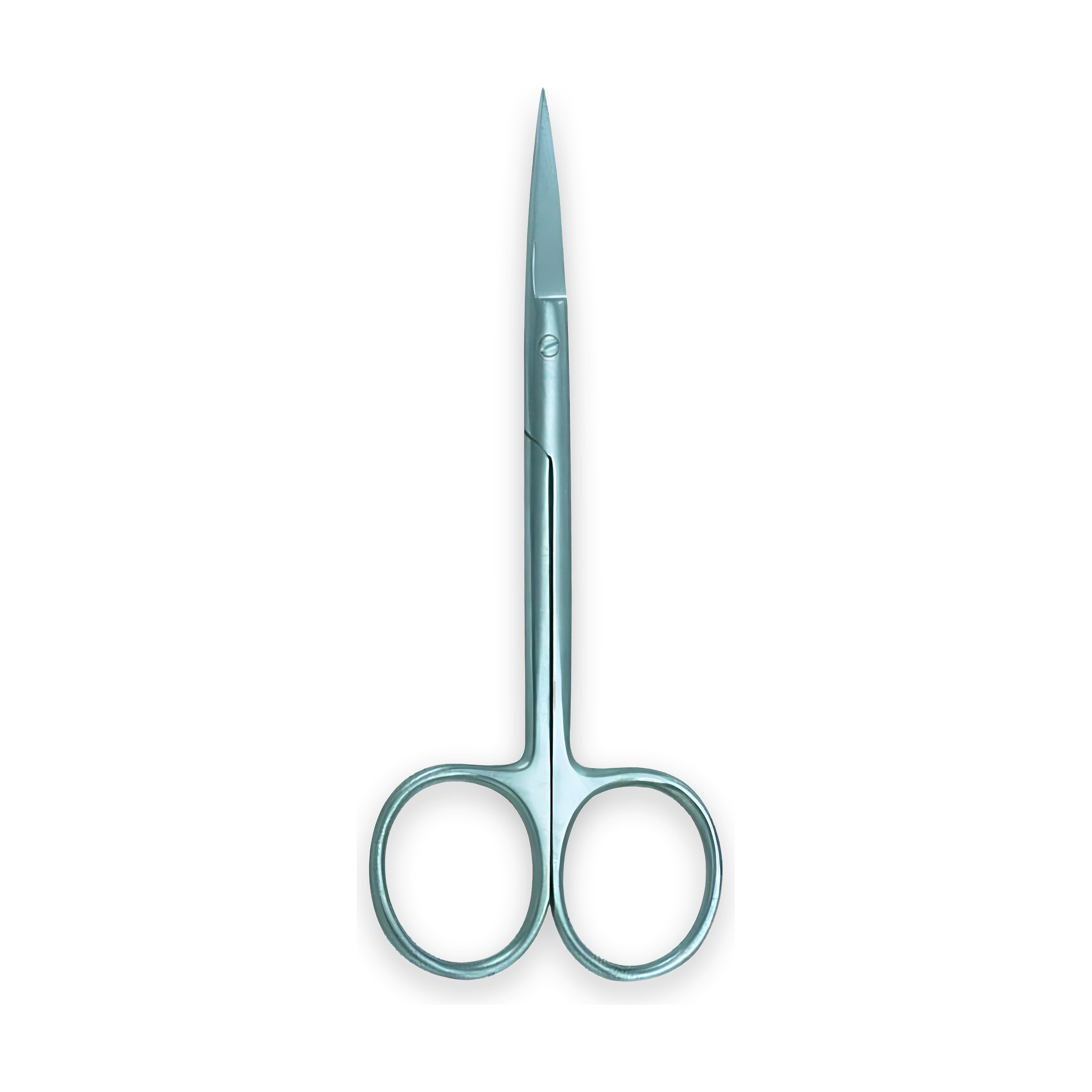 Teal-Tip Stainless Steel Cuticle Scissors