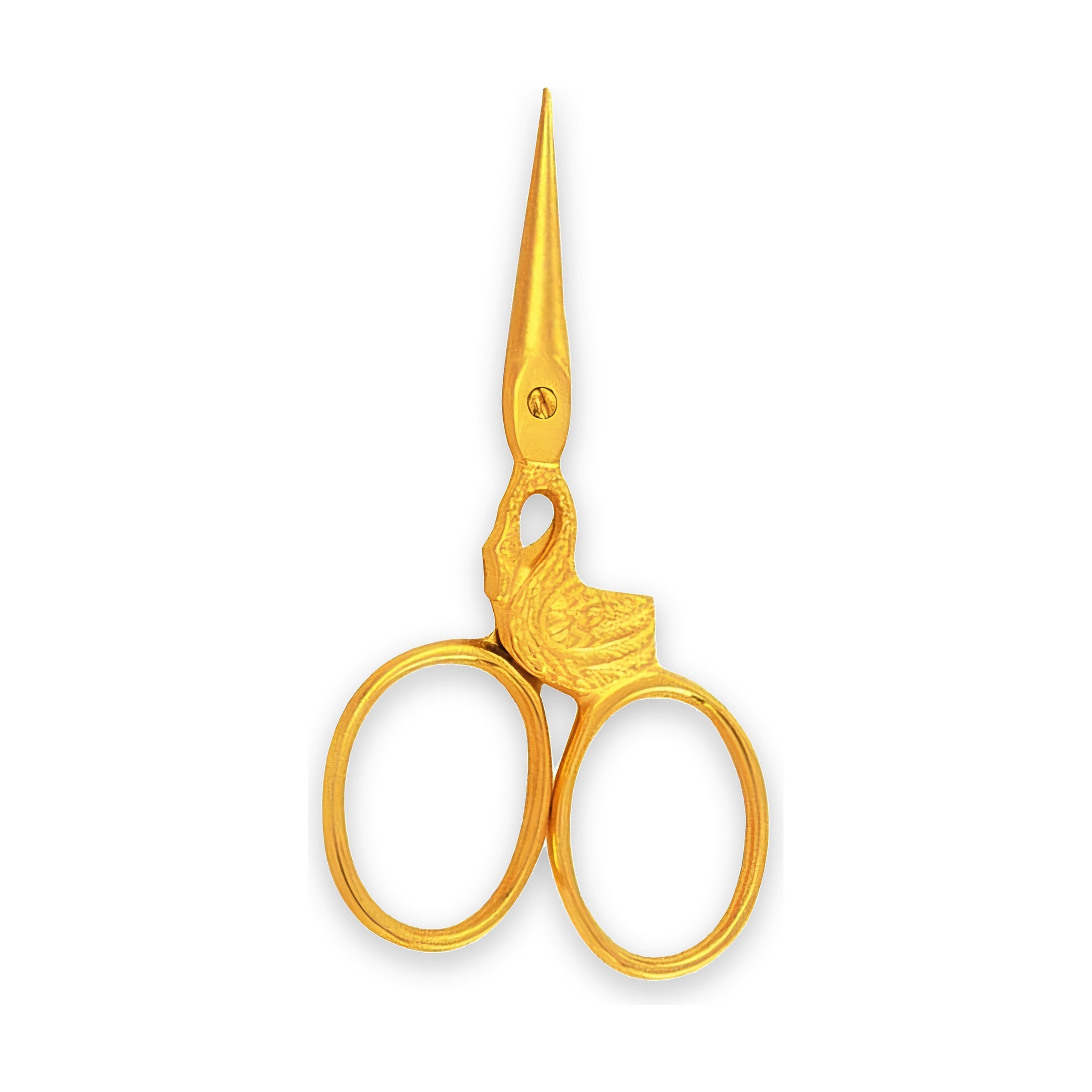 Gold Filigree Cuticle Scissors, Swan Design