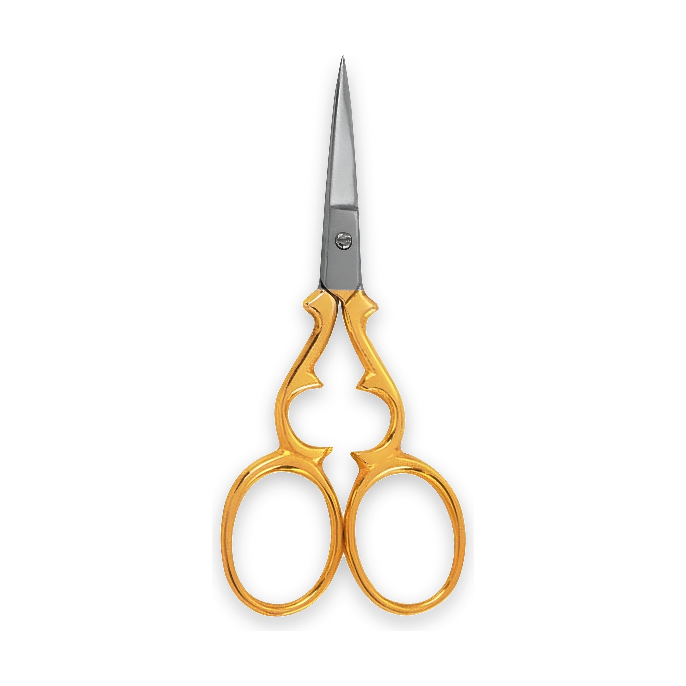 Gold Filigree Cuticle Scissors, Wing Design