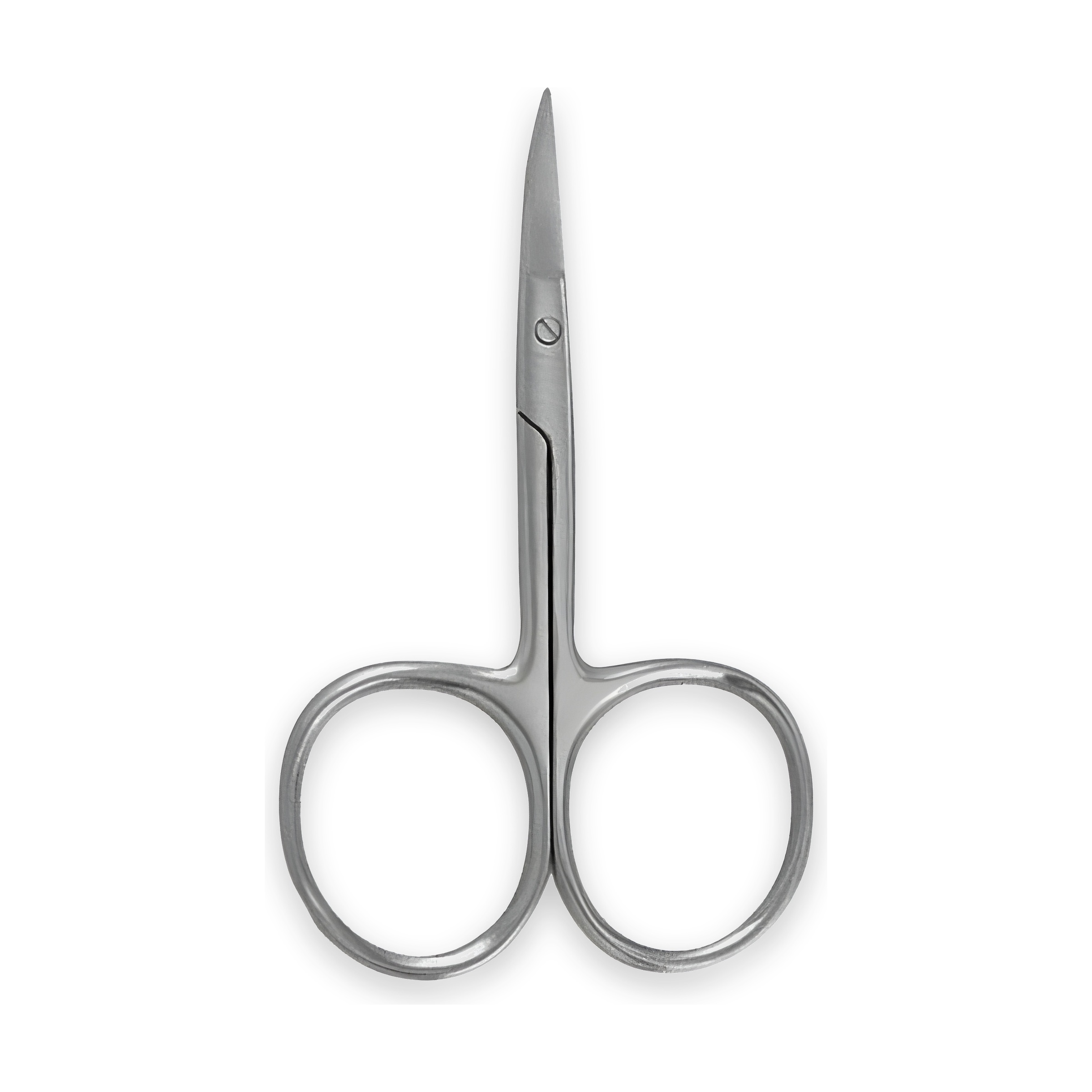 Rounded-Ring Stainless Steel Cuticle Scissors
