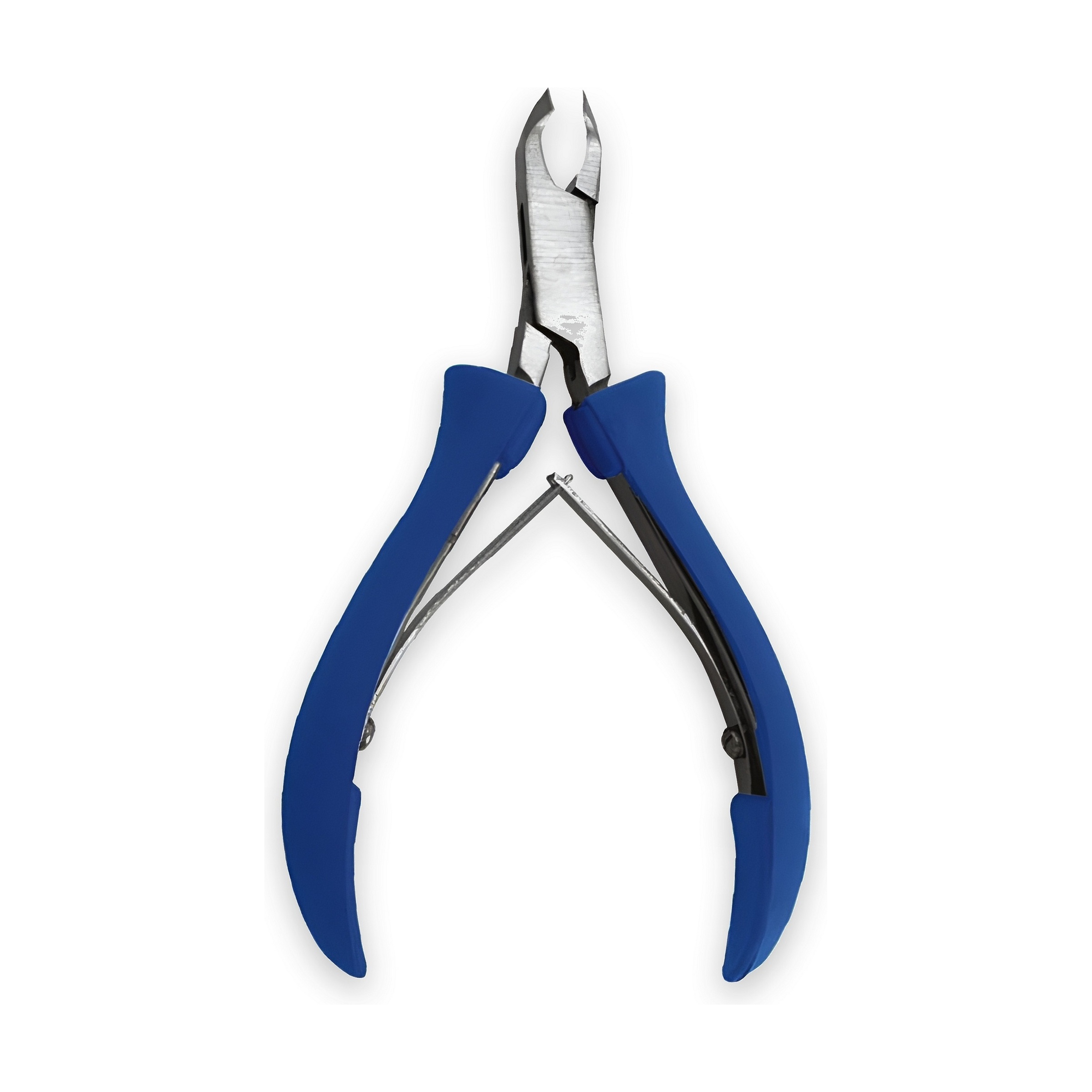 Blue Comfort-Grip Handle Cuticle Nipper