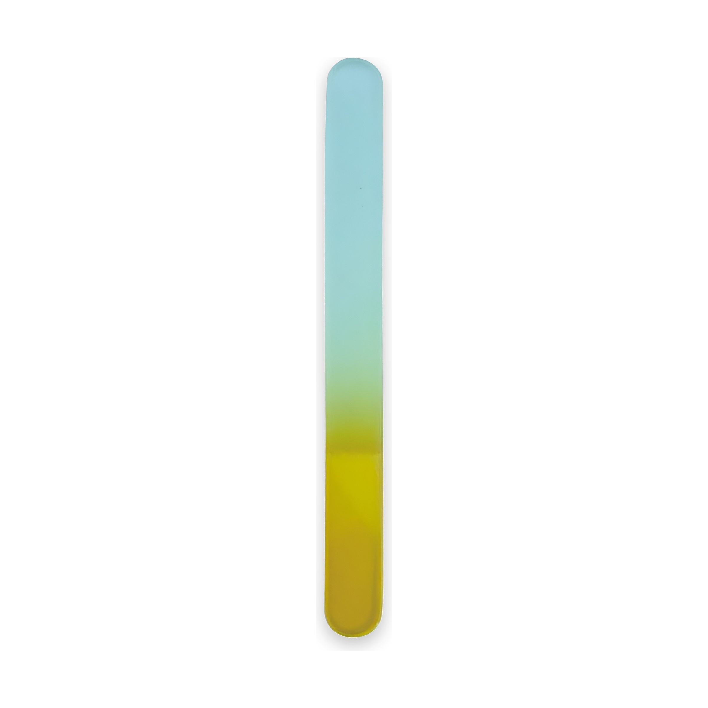 Teal-Yellow Ombré Paddle Foot File