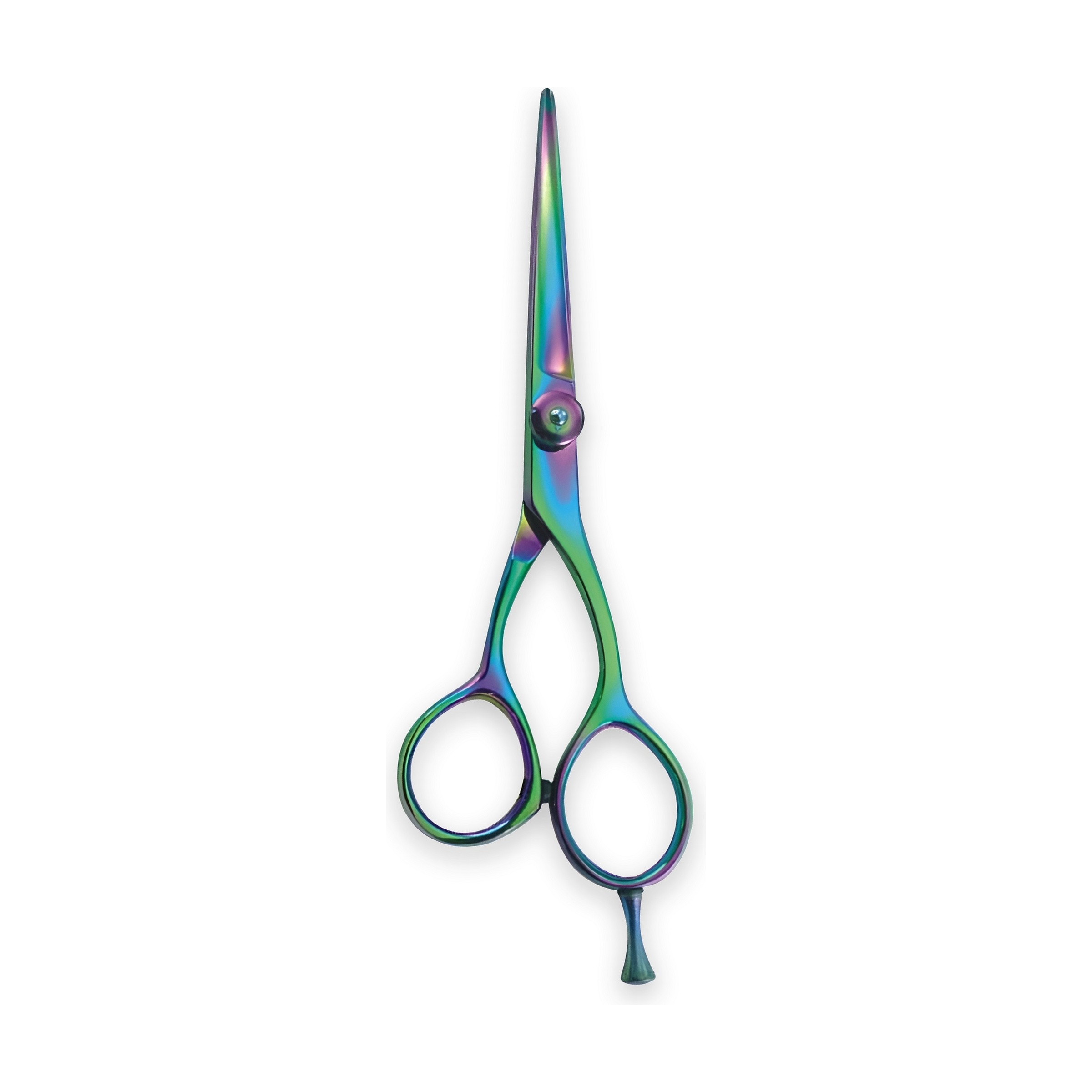 Rainbow Titanium Cutting Shears, Slim Blade