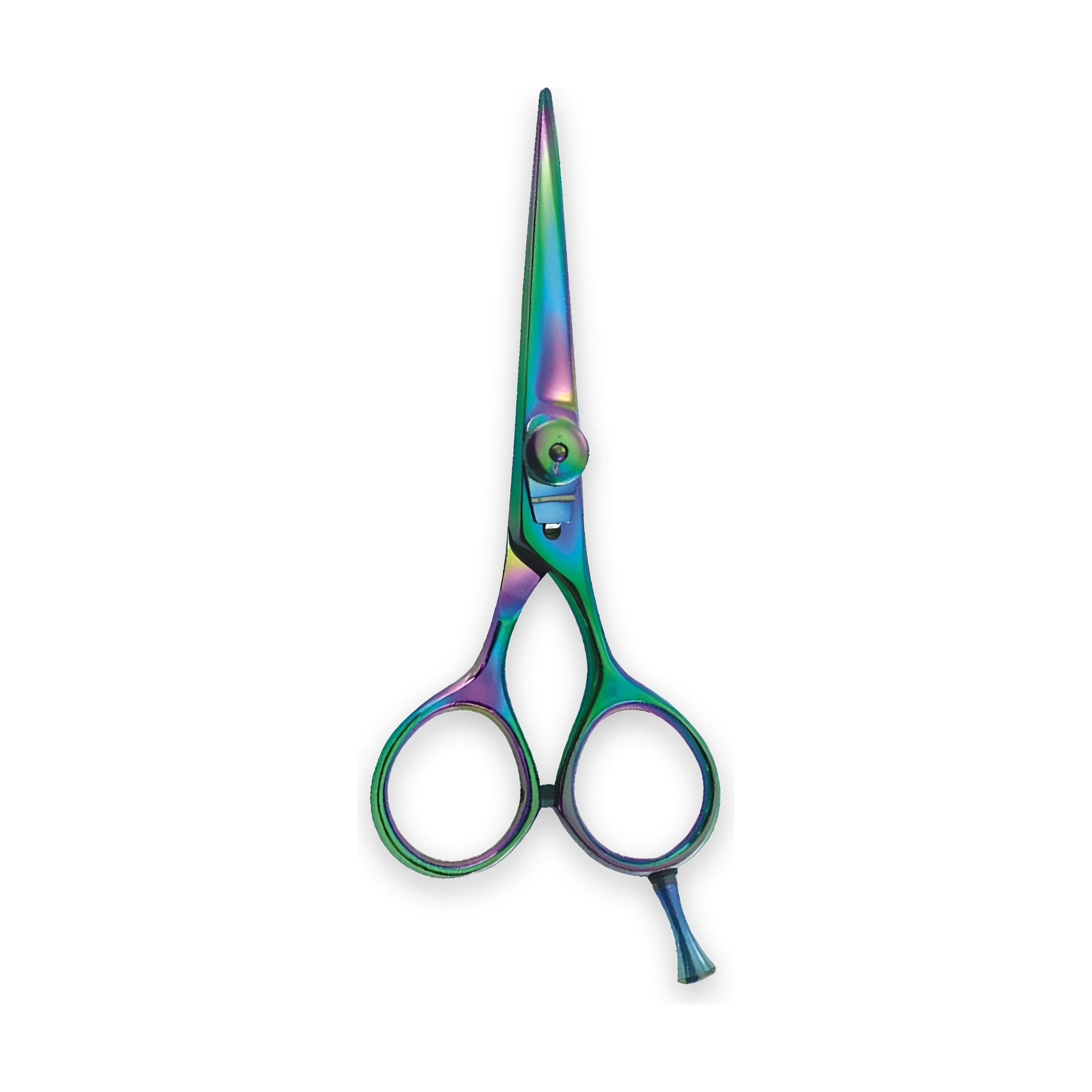 Salon-Grade Rainbow Titanium Cutting Shears