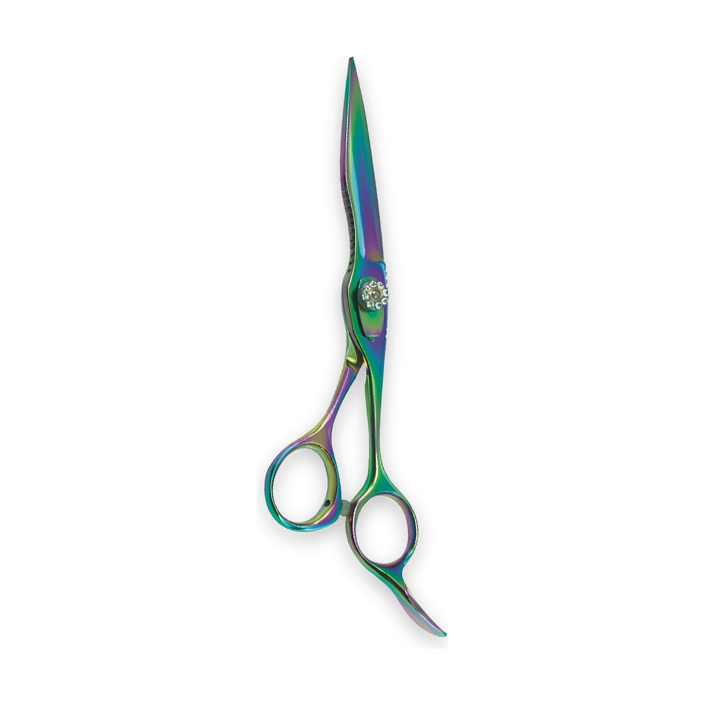 Rainbow Titanium Wide Offset-Handle Cutting Shears