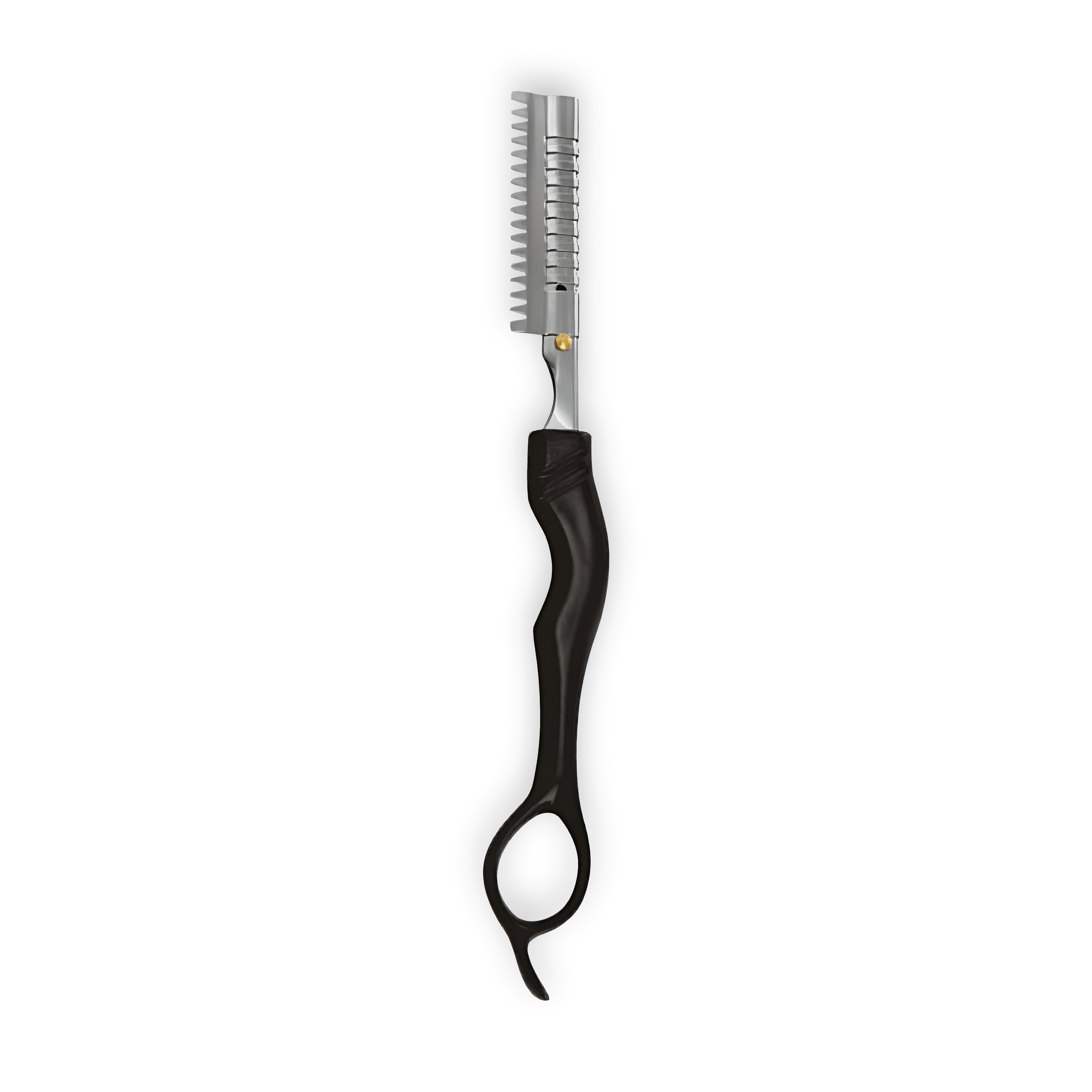 Black Finger-Ring Texturizing Razor