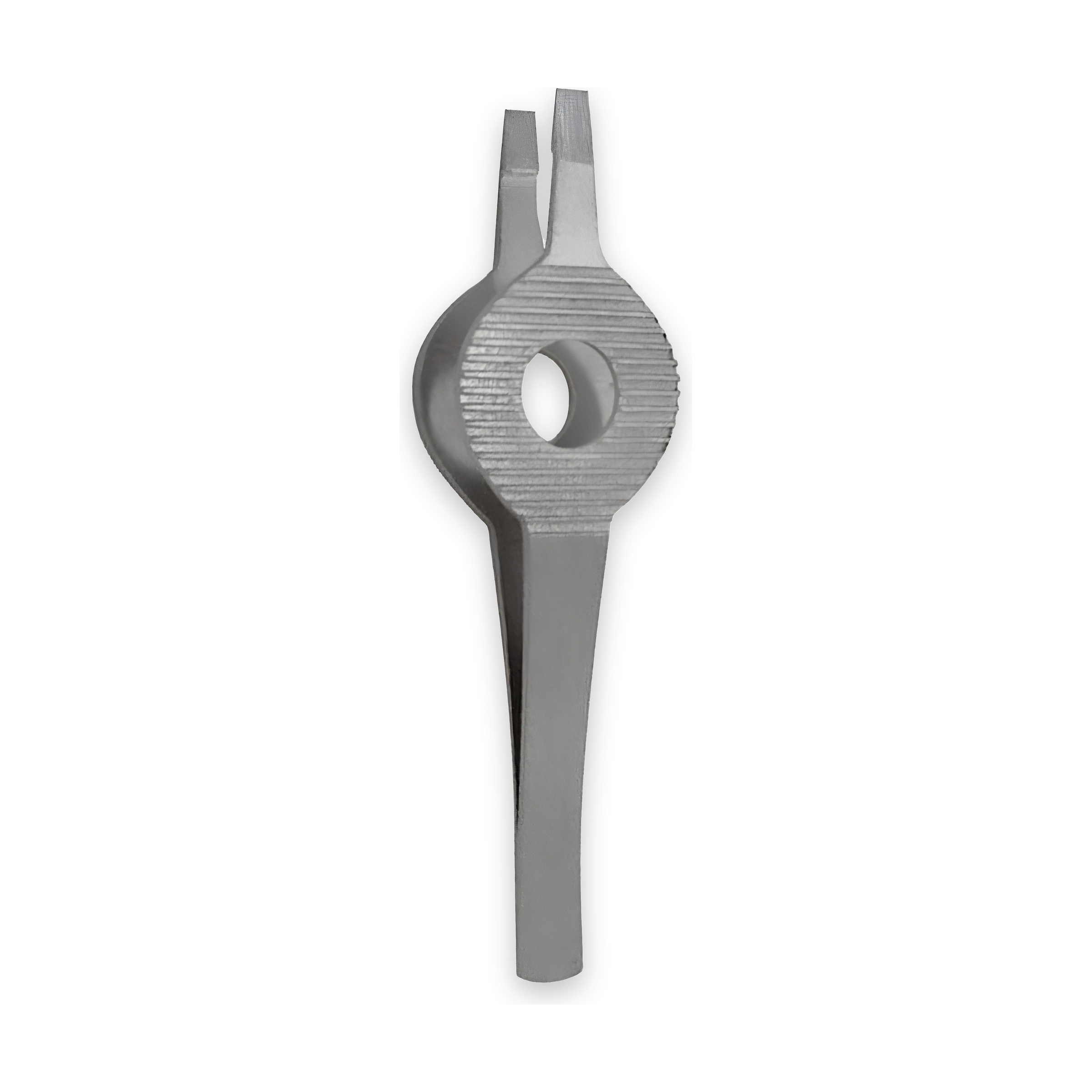 Point-Tip Tweezers with Wide Ring-Cutout Handle