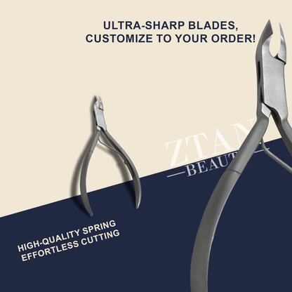 Circular Handle Sand Finish Cuticle Nipper